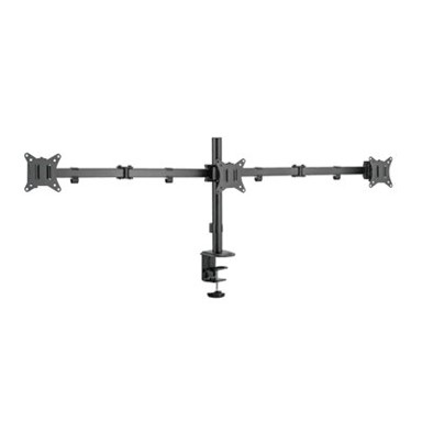 SBOX Nosač za monitor LCD-352/3-2, crni, stolni, do 27", za 3 monitora